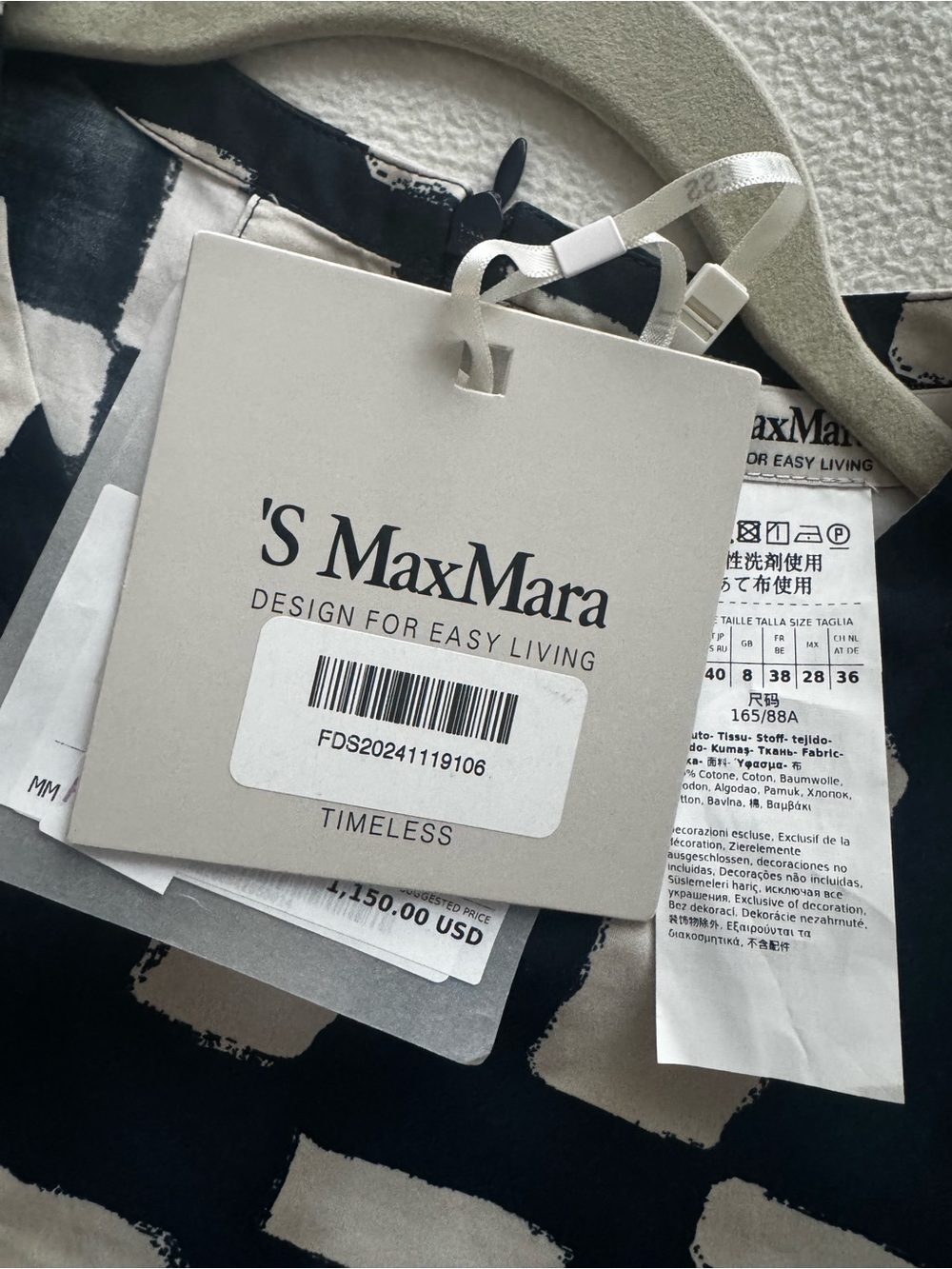 Max Mara-'S Max Mara printed cotton poplin midi dress 6 - Picture 14 of 15